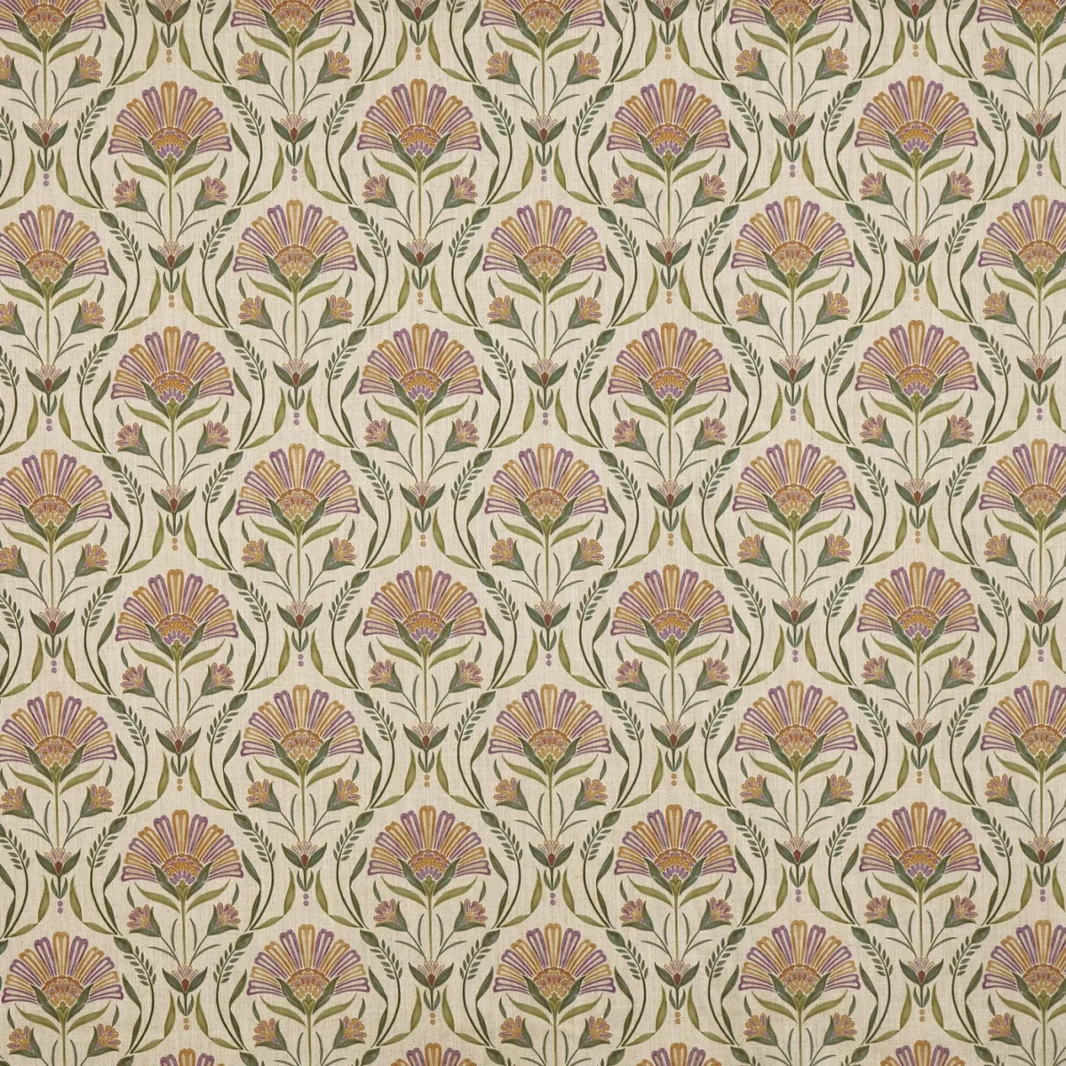 Petunia Fabric - Spring by Petunia Fabric from Prestigious Textiles Cottage Charm collection - brown botanical printed