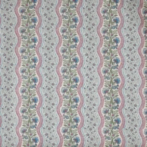 Ornella Fabric from Prestigious Textiles Cottage Charm collection - purple striped printed