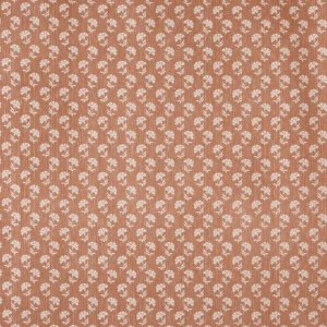 Hyacinth Fabric from Prestigious Textiles Cottage Charm collection - orange spotted jacquard