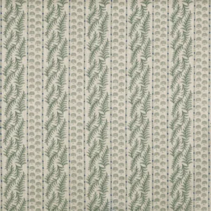 Foxglove Fabric from Prestigious Textiles Cottage Charm collection - green striped printed