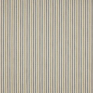 Bilberry Fabric from Prestigious Textiles Cottage Charm collection - blue striped woven