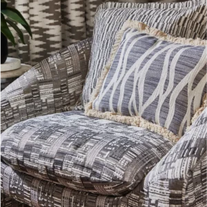 Vespucci Fabric from Prestigious Textiles Pioneer collection - blue contemporary jacquard