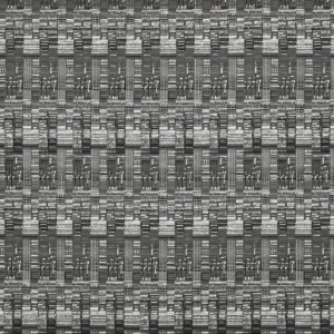 Pankhurst Fabric from Prestigious Textiles Pioneer collection - black-grey misc jacquard