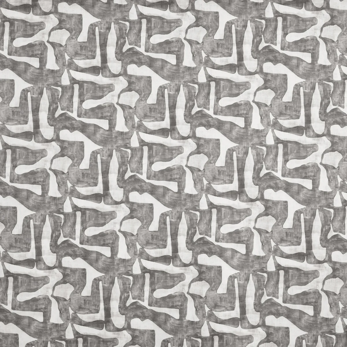 Magellan Fabric - Slate by Magellan Fabric from Prestigious Textiles Pioneer collection - black-grey contemporary printed