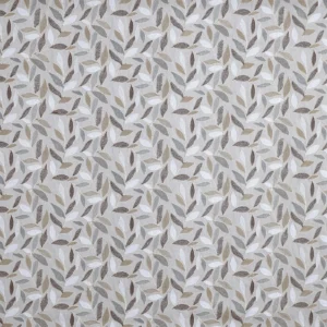 Lawson Fabric from Prestigious Textiles Pioneer collection - black-grey botanical embroideried