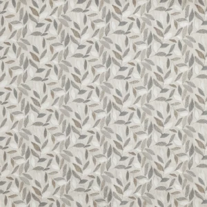 Lawson Fabric from Prestigious Textiles Pioneer collection - black-grey botanical embroideried