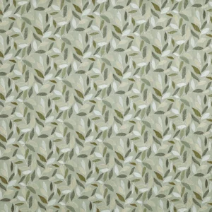 Lawson Fabric from Prestigious Textiles Pioneer collection - green botanical embroideried