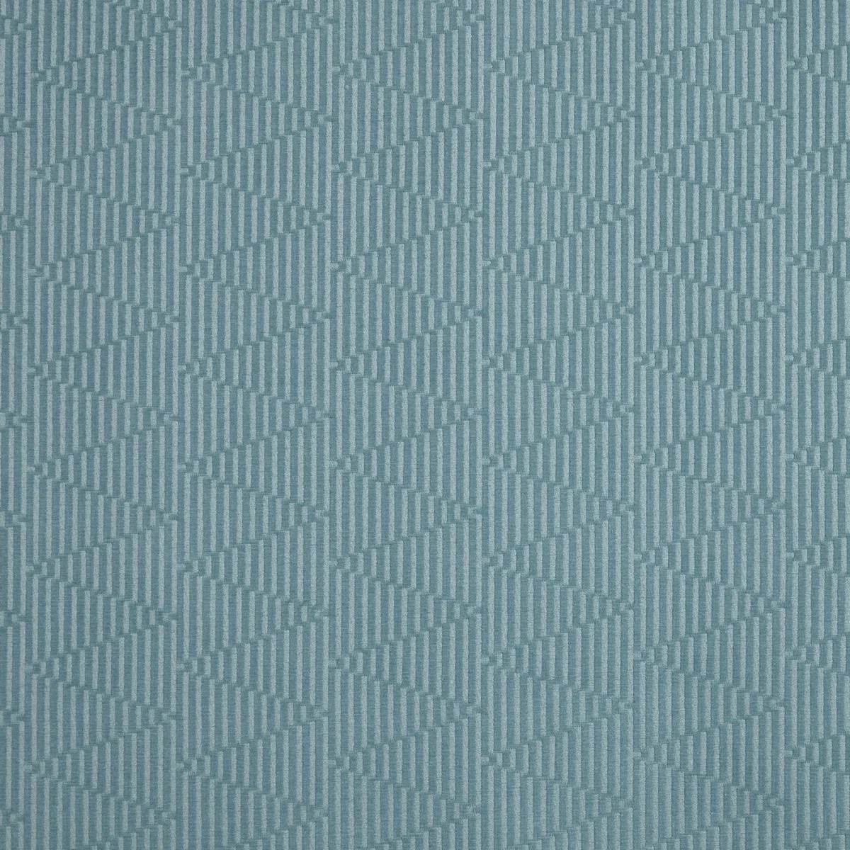 Aird Fabric - Lagoon by Aird Fabric from Prestigious Textiles Pioneer collection - blue striped jacquard