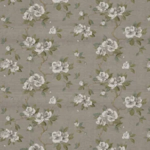 Fleurie Fabric from Warwick Archive Prints collection - yellow botanical printed
