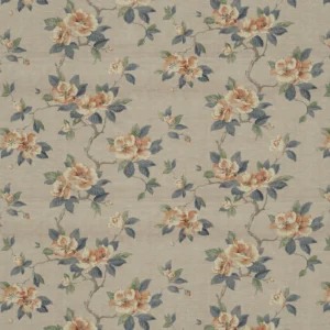 Fleurie Fabric from Warwick Archive Prints collection - yellow botanical printed