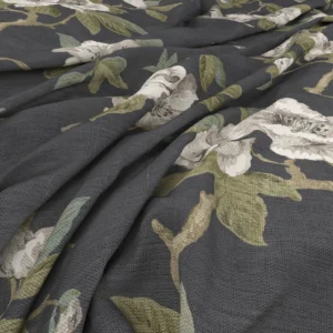 Fleurie Fabric from Warwick Archive Prints collection - yellow botanical printed