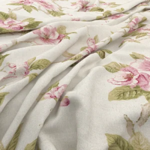 Fleurie Fabric from Warwick Archive Prints collection - yellow botanical printed