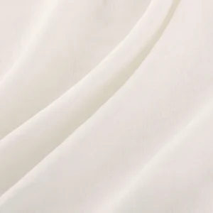 Naxos Fabric from Warwick Linen Sheers collection - white plain linen