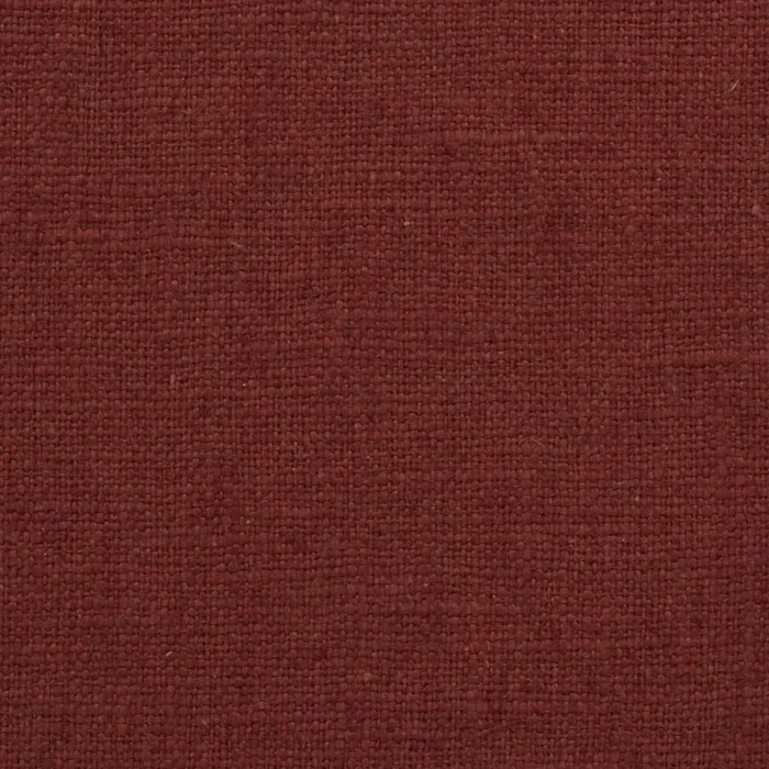 Studio Linen Fabric - Oxblood fabric swatch EAGL/STUDIOXB