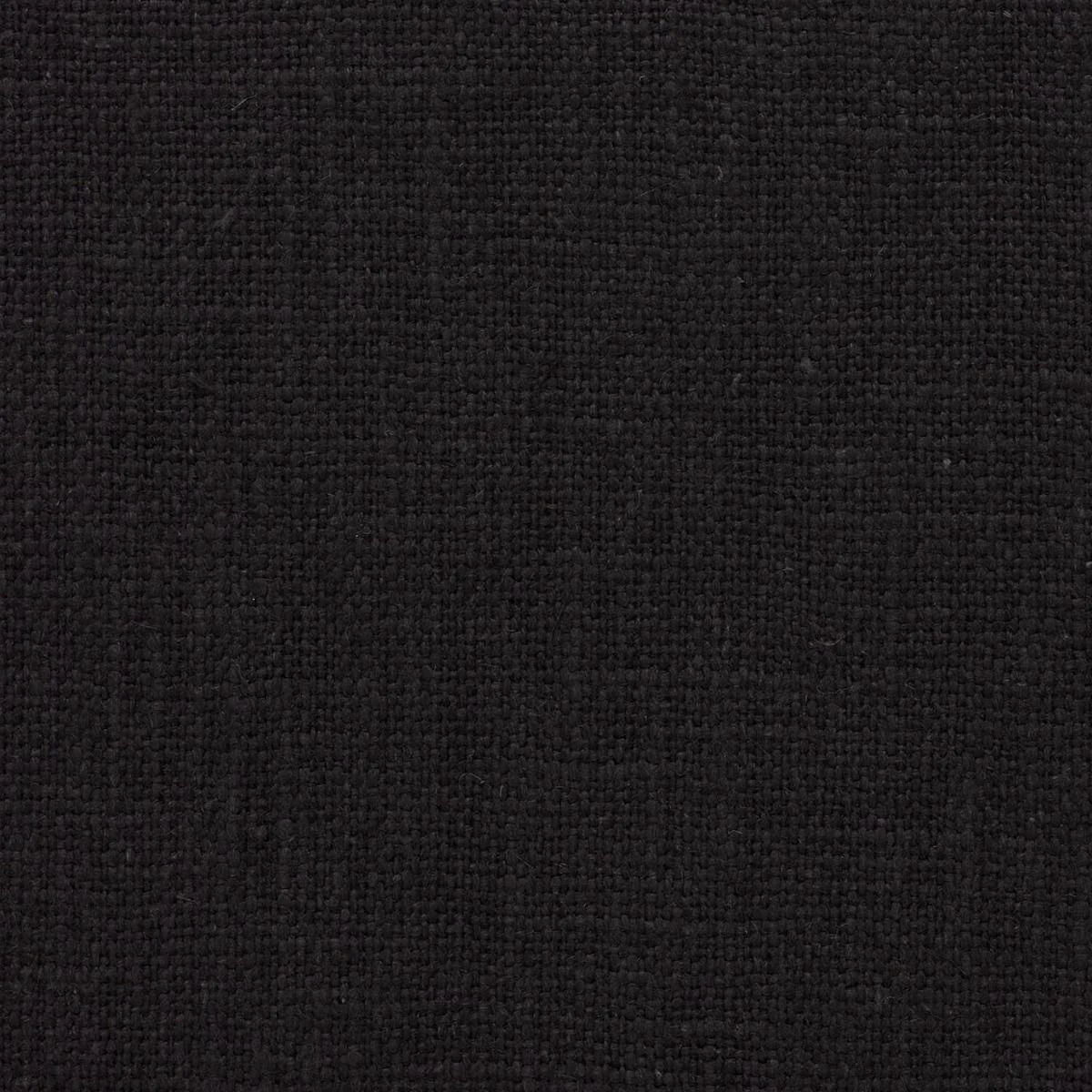 Studio Linen Fabric - Midnight by Studio Linen Fabric from iLiv Studio Linen collection - black-grey plain woven