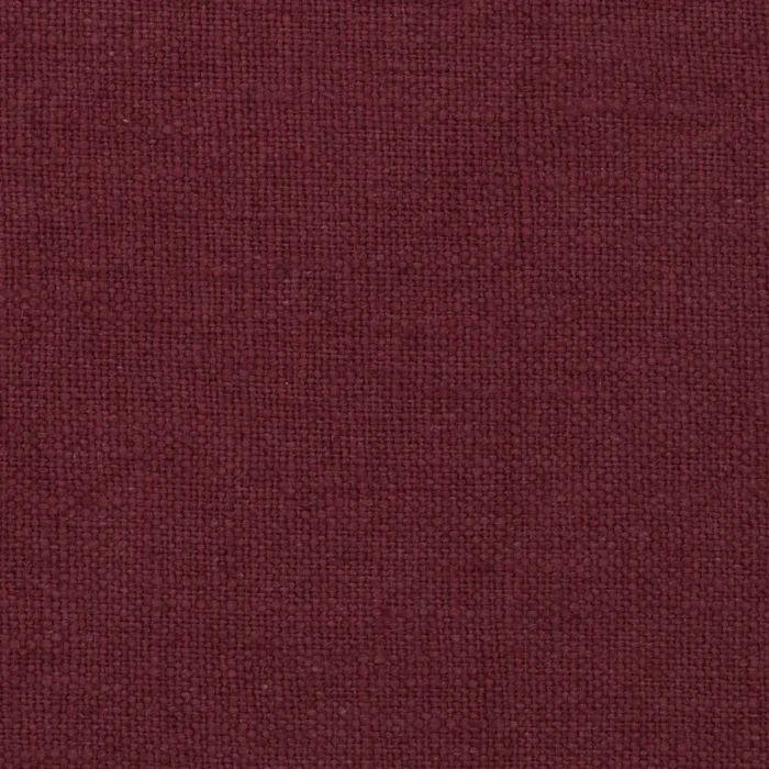 Studio Linen Fabric - Maroon fabric swatch EAGL/STUDIMAR