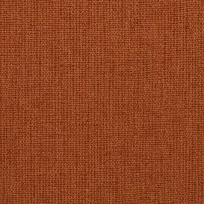 Studio Linen Fabric - Burnt Sienna fabric swatch EAGL/STUDIBUR