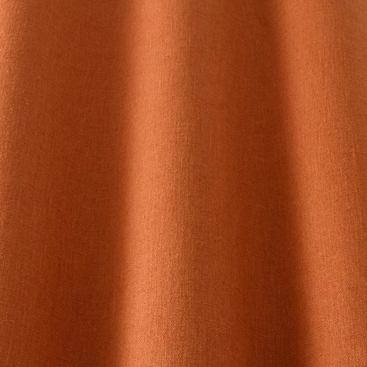 Studio Linen Fabric - Cinnamon by Studio Linen Fabric from iLiv Studio Linen collection - orange plain woven