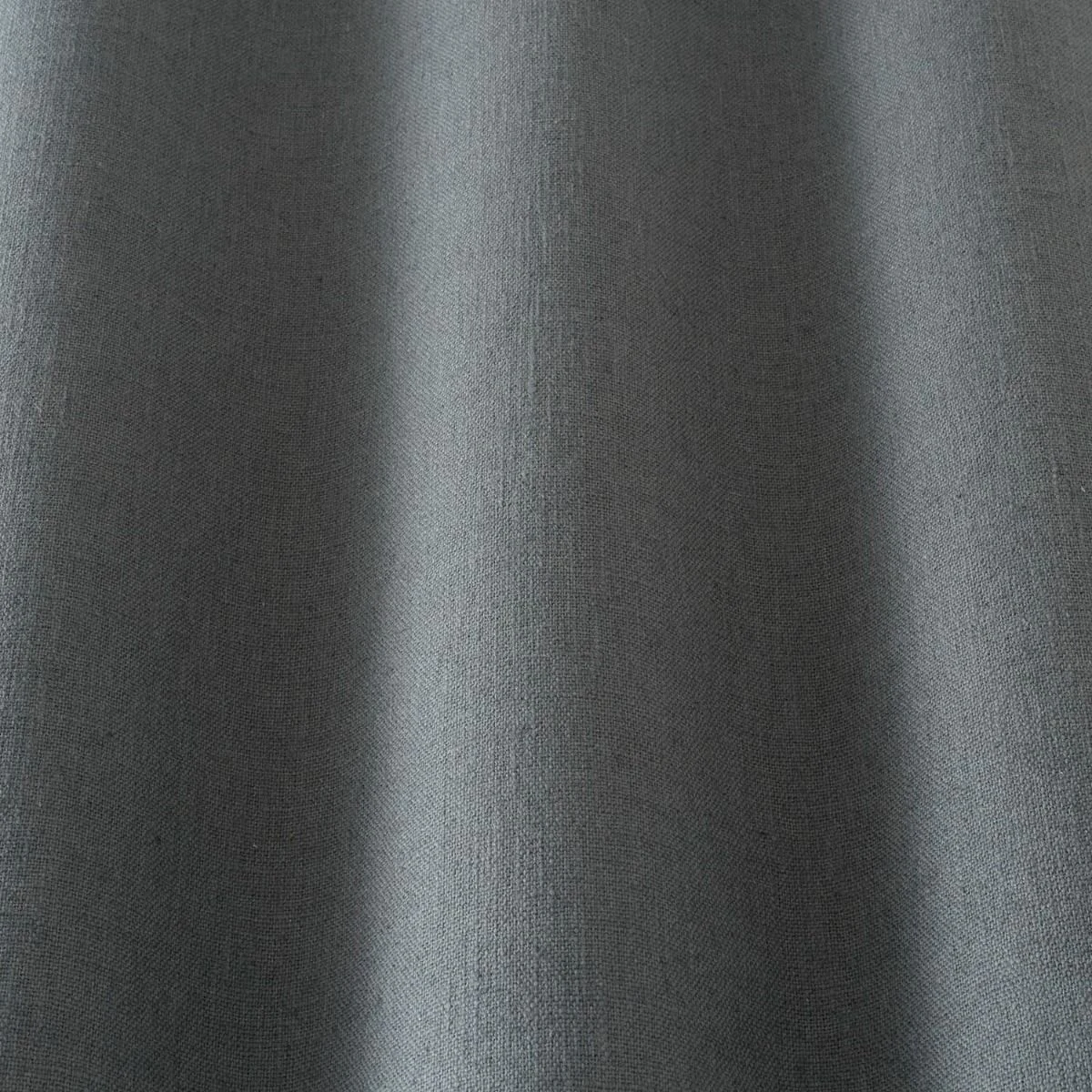 Studio Linen Fabric - Petrol by Studio Linen Fabric from iLiv Studio Linen collection - black-grey plain woven