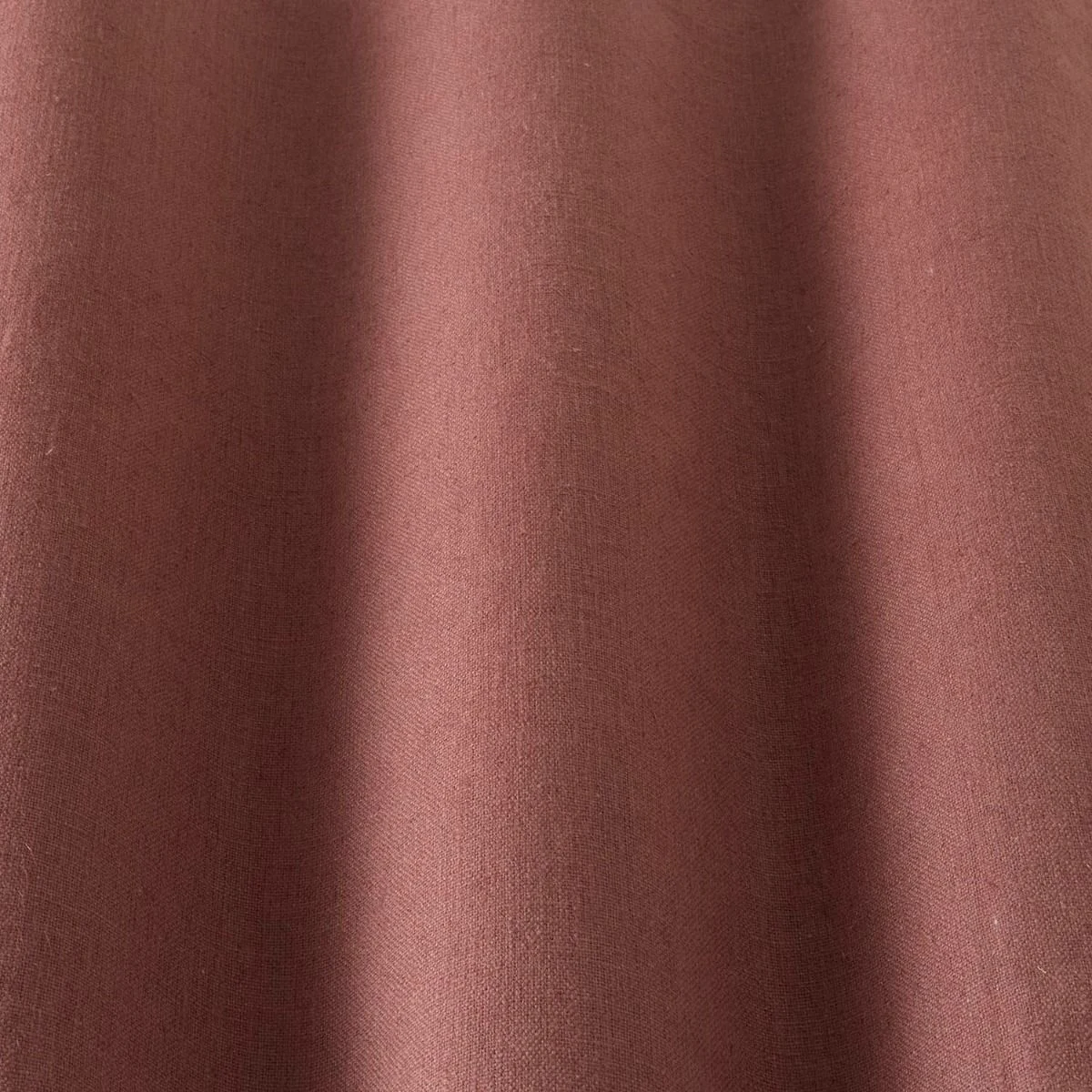 Studio Linen Fabric - Russet by Studio Linen Fabric from iLiv Studio Linen collection - red plain woven