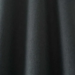Studio Linen Fabric from iLiv Studio Linen collection - black-grey plain woven