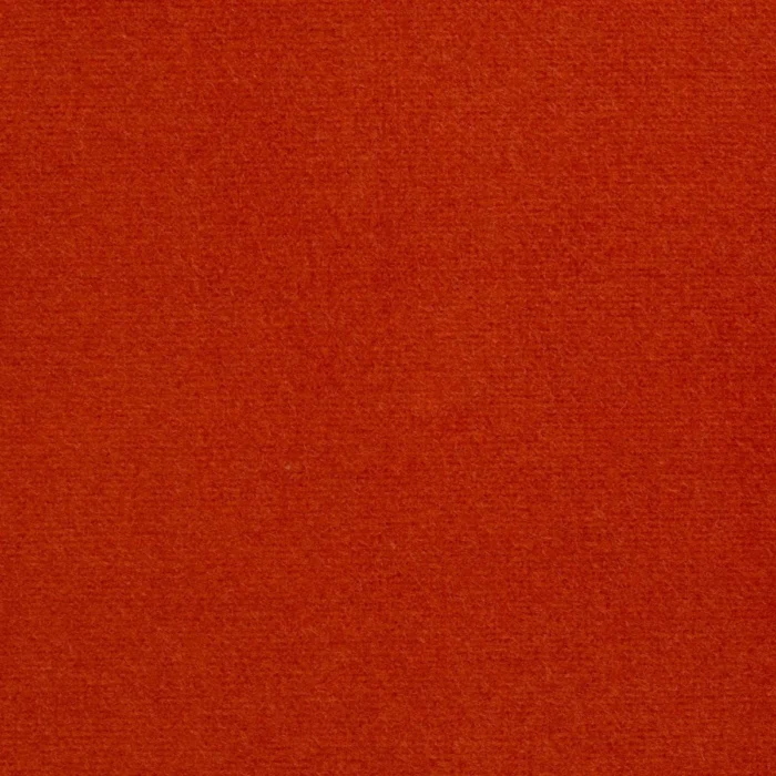 Studio Velvet Fabric - Tangerine fabric swatch EAGX/STUDVTAN